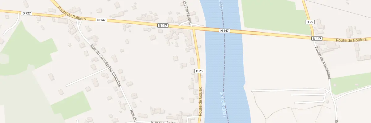 Plan du 8 Rte de Gouex à Mazerolles