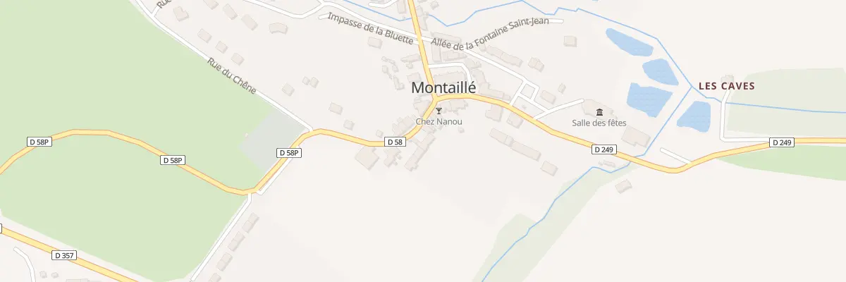 Plan du 5 Rue Cesar De La Tibergerie à Montaillé