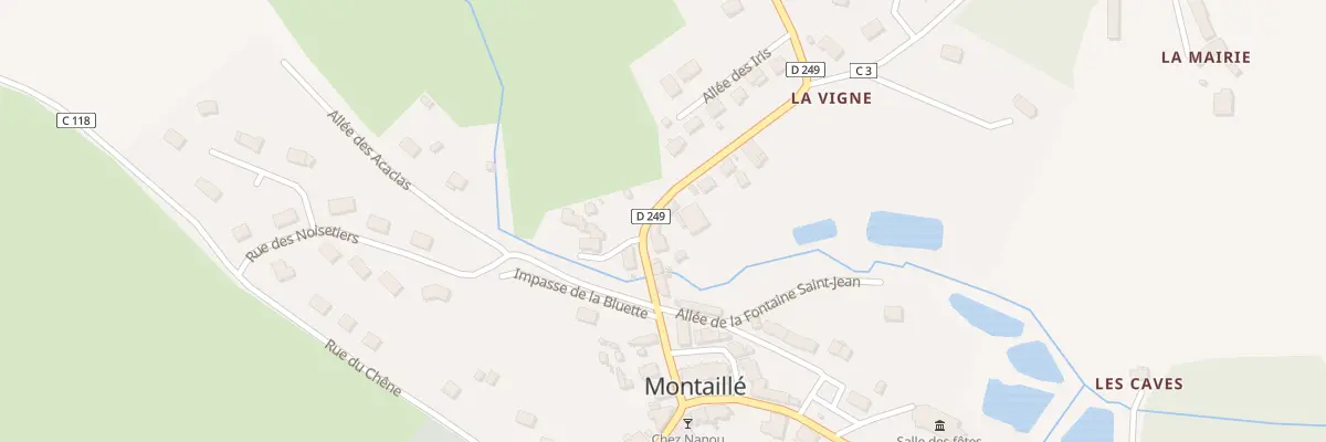 Plan du 14 Rue Sully à Montaillé