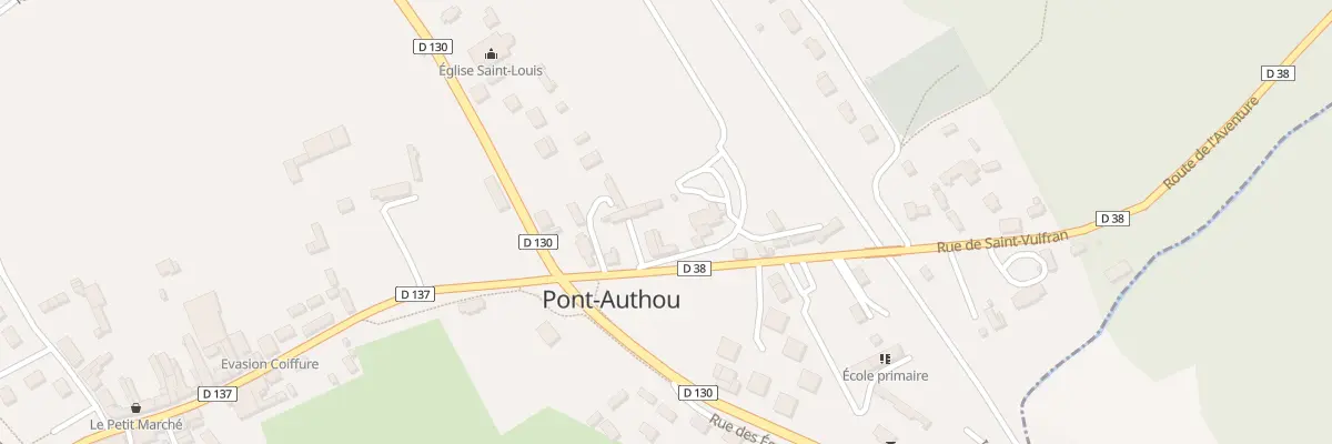 Plan du 1 Pl de la Poste à Pont-Authou