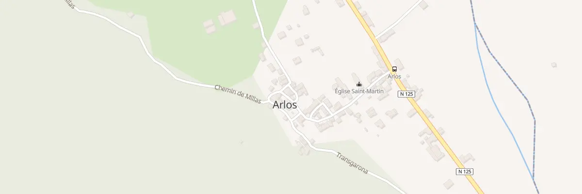 Plan du 63 Le Village à Arlos