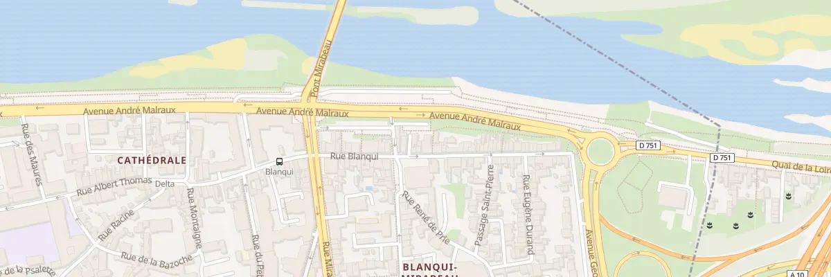 Plan du 2B Rue Racan à Tours