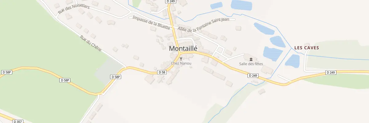 Plan du 4 Pl de L Eglise à Montaillé