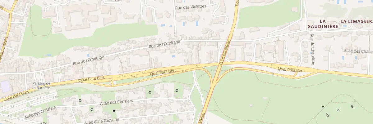 Plan du 117 Quai Paul Bert à Tours