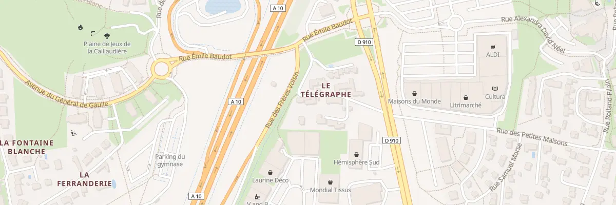 Plan du 4 Rue du Télégraphe à Chambray-lès-Tours
