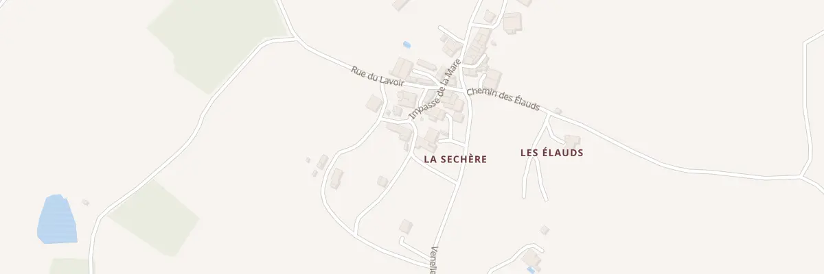 Plan du 5132 La Sechere à Chirac