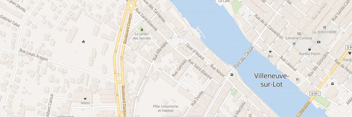 Plan du 37 Rue Saint-Etienne à Villeneuve-sur-Lot