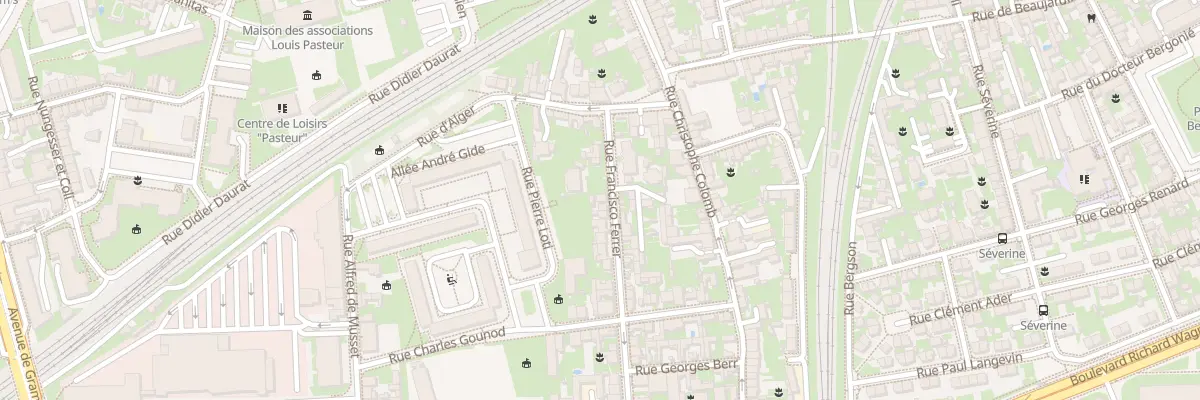 Plan du 23 Rue Francesco Ferrer à Tours