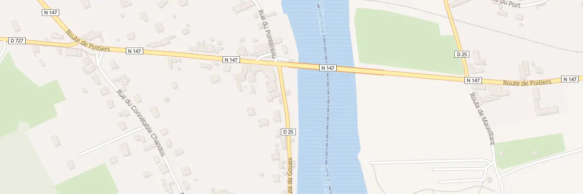 Plan du 1 Rte de Gouex à Mazerolles