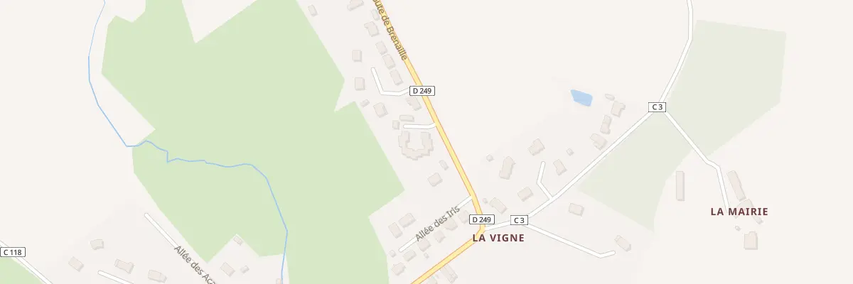 Plan du 2 Res des Lilas à Montaillé