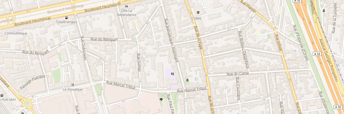 Plan du 39 Rue Jean-Jacques Noirmant à Tours
