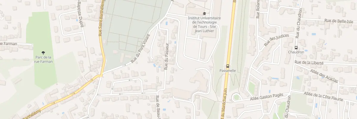 Plan du 18 Rue des Violettes à Tours