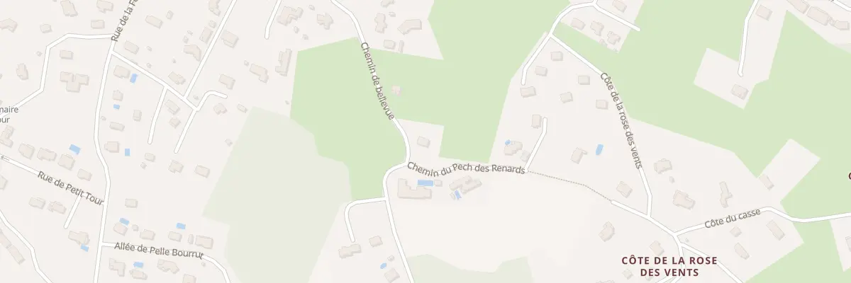Plan du 23 Che de Bellevue à Pujols