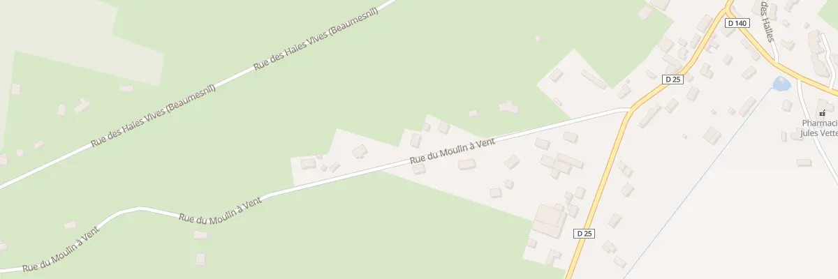 Plan du 10 Rue du Moulin à Vent à Mesnil-en-Ouche