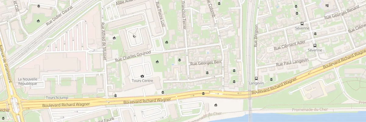 Plan du 61 Rue Francesco Ferrer à Tours