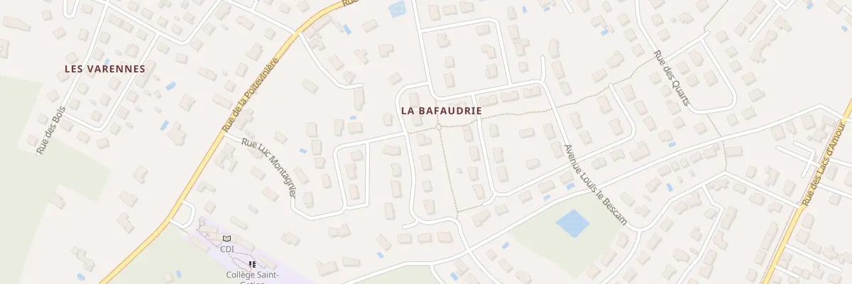Plan du 6 Rue Philippe Maupas à Montbazon