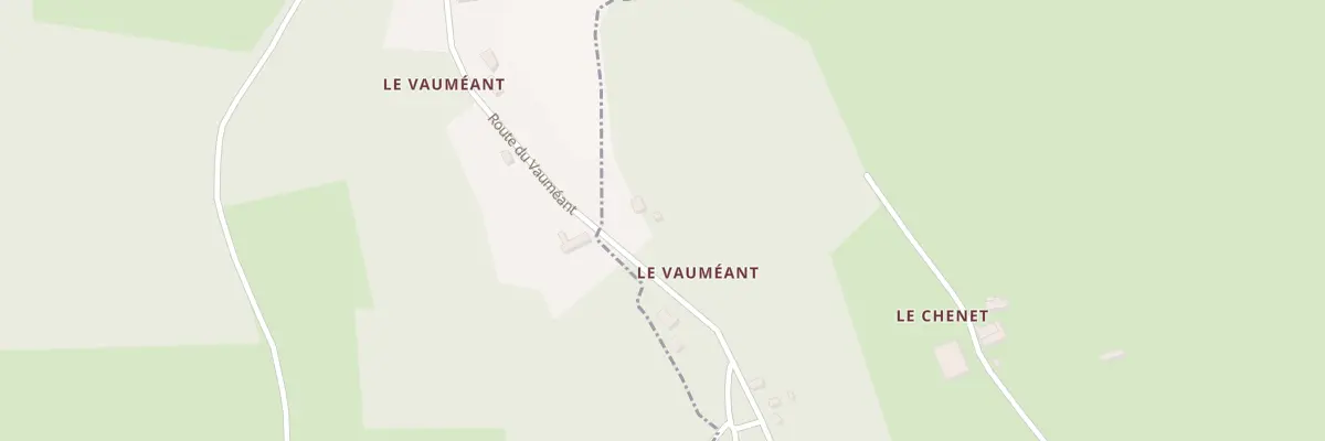 Plan du 55 Le Vaumeant à Vallée-de-Ronsard