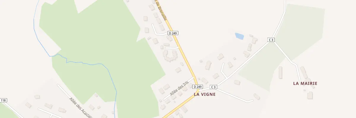 Plan du 3 Res des Lilas à Montaillé