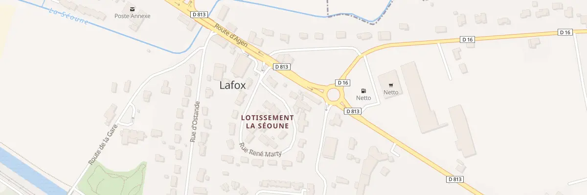 Plan du 342 Rue René Marty à Lafox