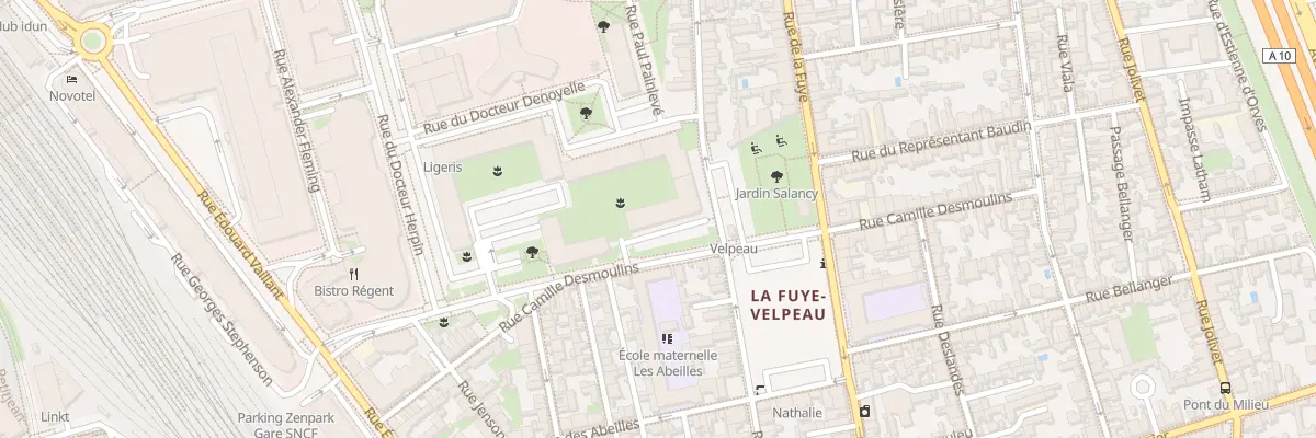 Plan du 89 Rue Jean-Jacques Noirmant à Tours