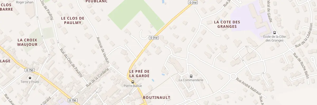 Plan du 5B Av du Lt Mennesson à Descartes