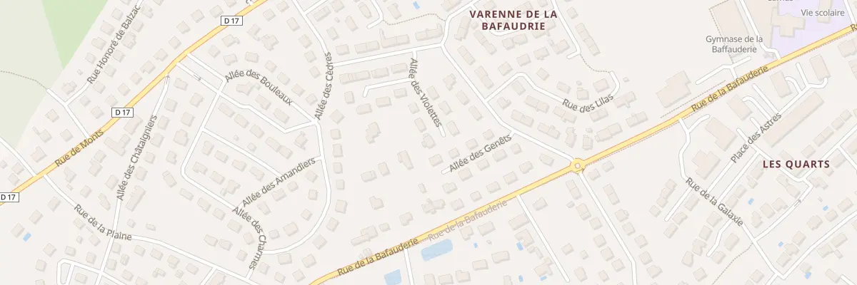 Plan du 5 All des Violettes à Montbazon