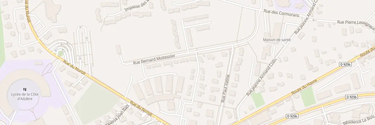 Plan du 16 Rue Bernard Moitessier à Saint-Valery-en-Caux