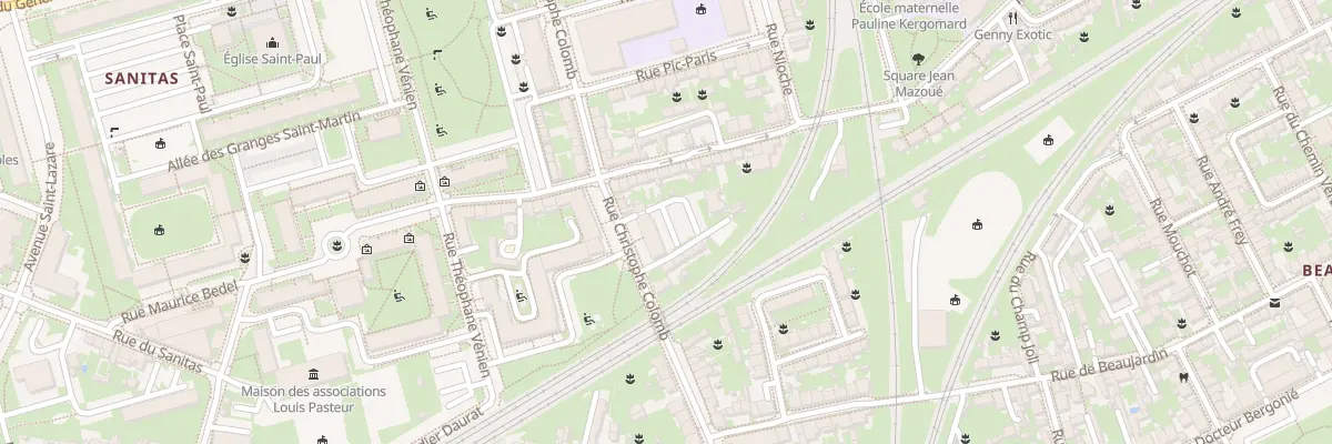 Plan du 26 Rue Christophe Colomb à Tours
