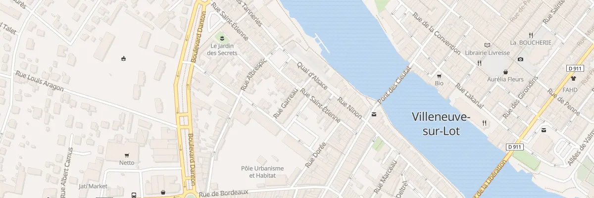 Plan du 25 Rue Saint-Etienne à Villeneuve-sur-Lot