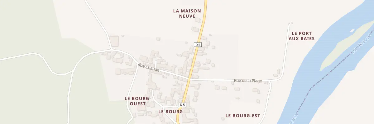 Plan du 11 Rue des Quatre Vents à Leugny