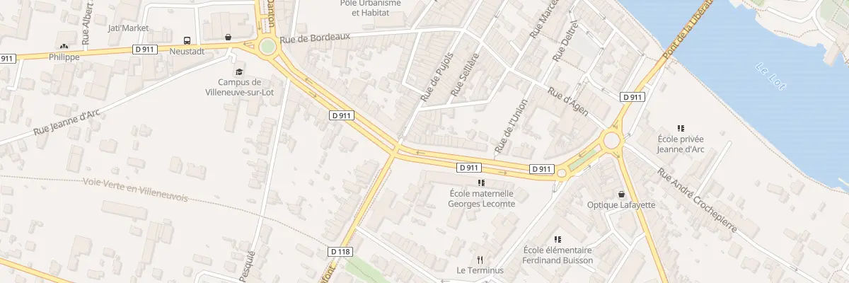 Plan du 44B Bd Camille Desmoulins à Villeneuve-sur-Lot