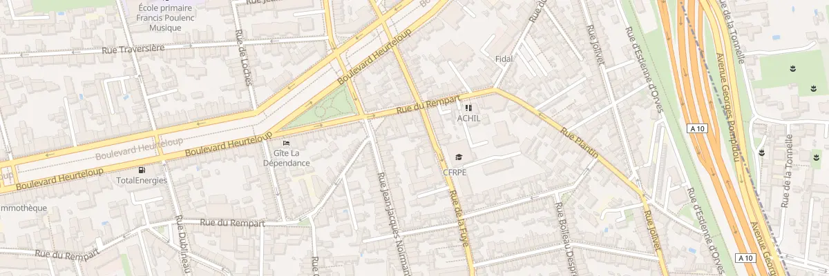 Plan du 25B Rue de la Fuye à Tours
