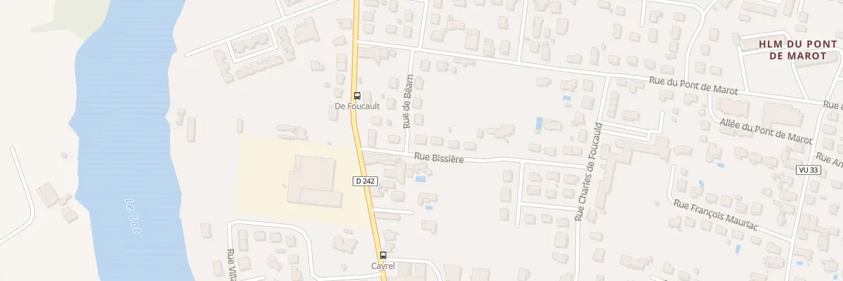 Plan du 3 Rue Bissière à Villeneuve-sur-Lot