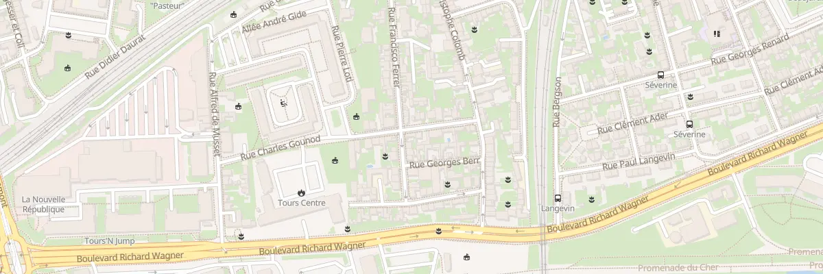 Plan du 46 Rue Francesco Ferrer à Tours