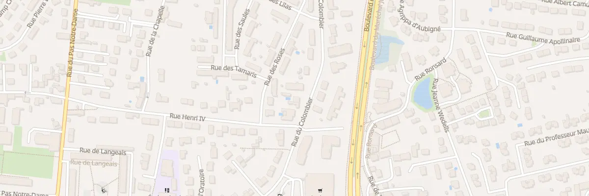 Plan du 46 Rue du Colombier à Tours