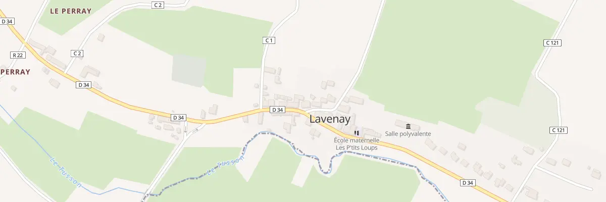 Plan du 15 Rue du Tusson Lavenay à Loir en Vallée