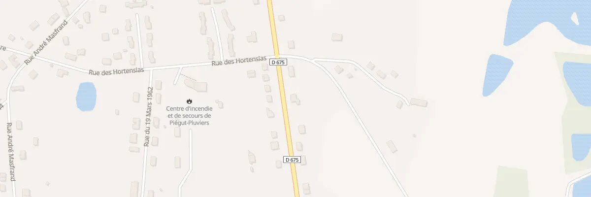 Plan du 10 Rte de Saint-Mathieu à Piégut-Pluviers
