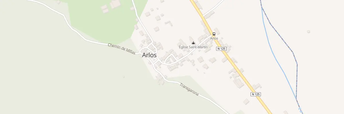 Plan du 4 Le Village à Arlos
