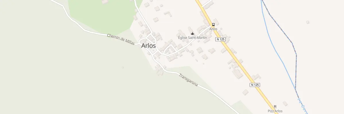 Plan du 79A Le Village à Arlos