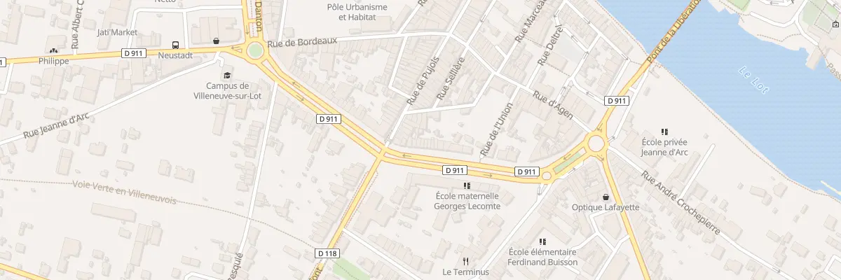 Plan du 42 Bd Camille Desmoulins à Villeneuve-sur-Lot