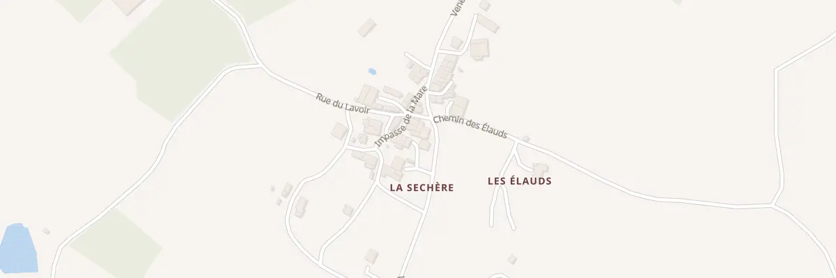 Plan du 5138 La Sechere à Chirac