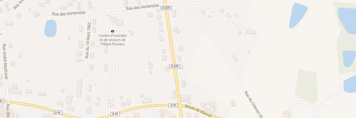 Plan du 6 Rte de Saint-Mathieu à Piégut-Pluviers