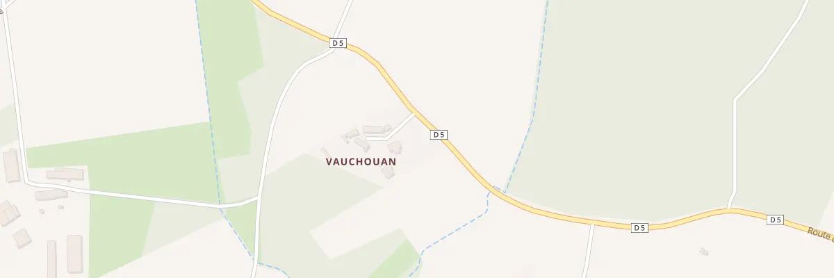 Plan du 518 Vauchouan à Beaumont-Louestault