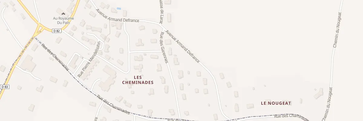 Plan du 64A Les Chaminades à Champagnac-de-Belair