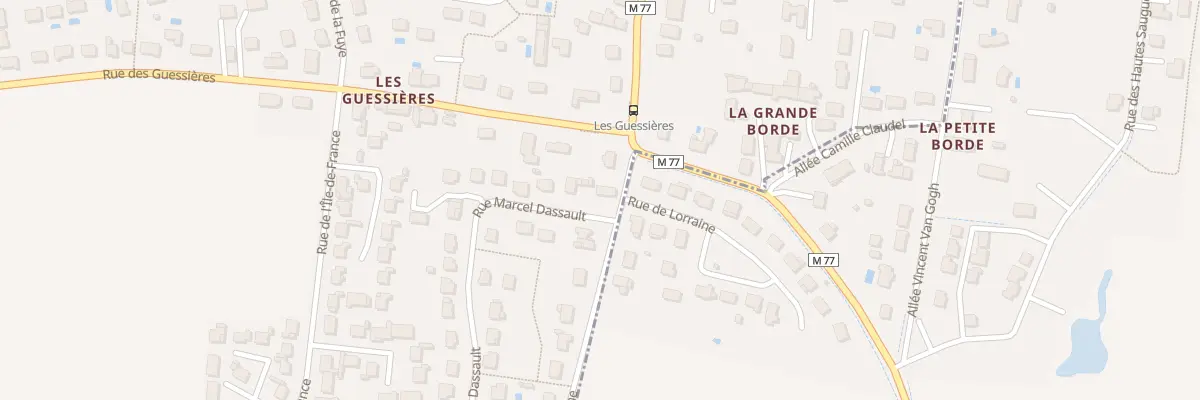 Plan du 2 Rue de Bretagne à Chanceaux-sur-Choisille