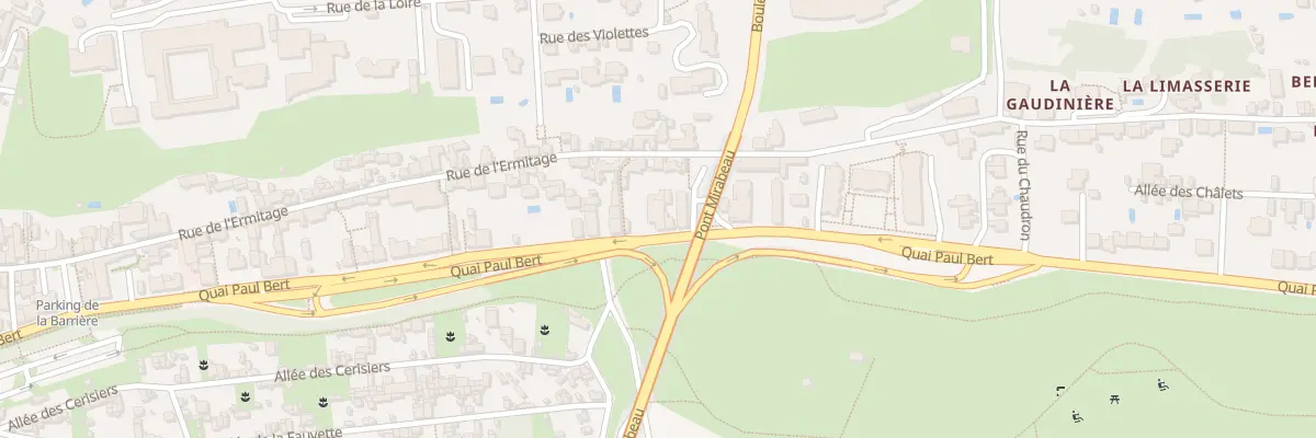 Plan du 125 Quai Paul Bert à Tours