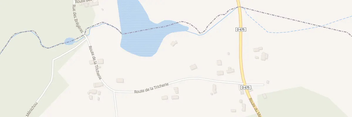 Plan du 160 Rte de la Tricherie à Piégut-Pluviers