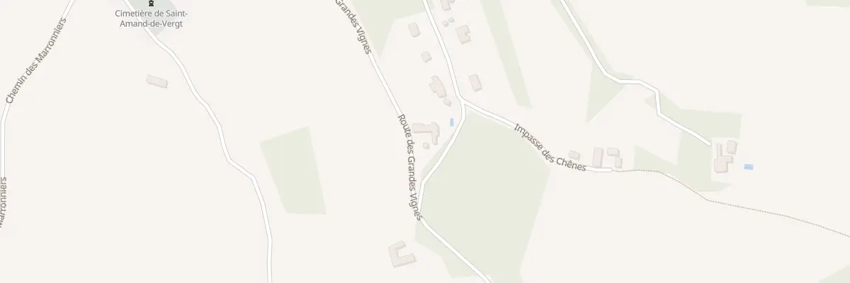 Plan du 725 Rte des Grandes Vignes à Saint-Amand-de-Vergt