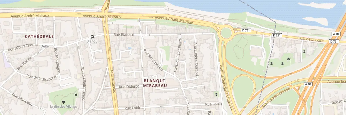 Plan du 6 Pas Saint-Pierre à Tours