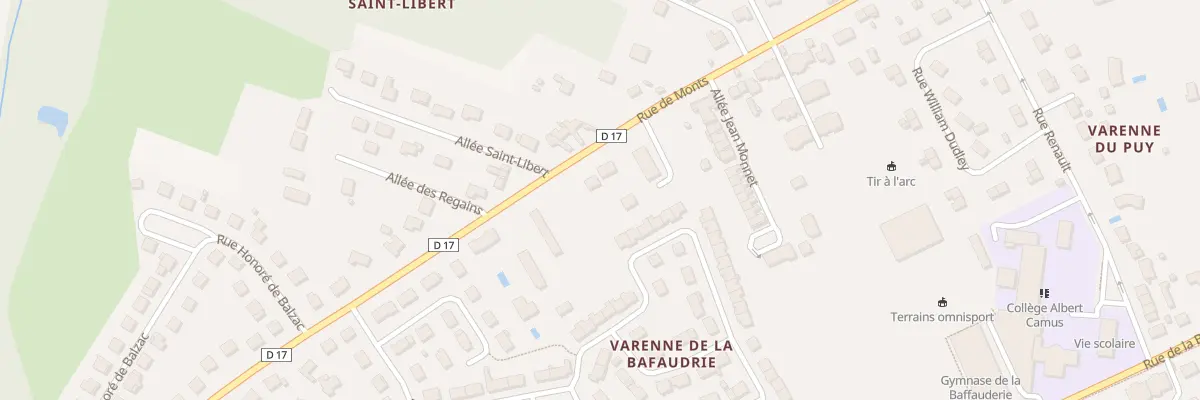 Plan du 64 Rue de Monts à Montbazon